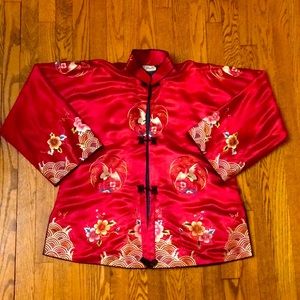 Hand Embroidered Silk Jacket